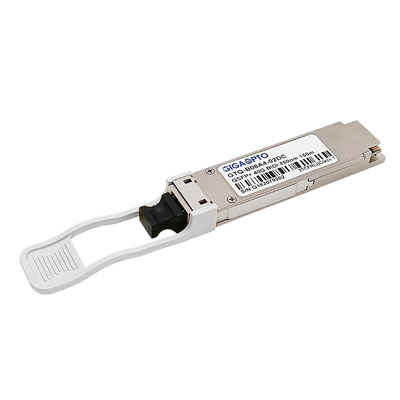 40GBASE SR BiDi QSFP + เครื่องรับส่งสัญญาณออปติคอลดูเพล็กซ์ LC 832nm 918nm MMF โมดูล 150m DOM
