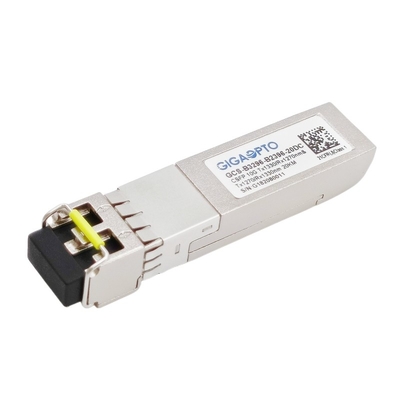 10G Compact SFP+ เครื่องรับส่งสัญญาณ Dual BIDI 20km LC DOM
