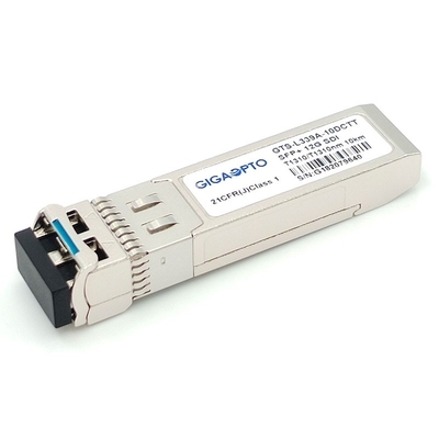 ไม่ใช่ MSA 12G-SDI วิดีโอ SFP 1310nm โมดูลส่งสัญญาณออปติคอลคู่ 10km LC DOM