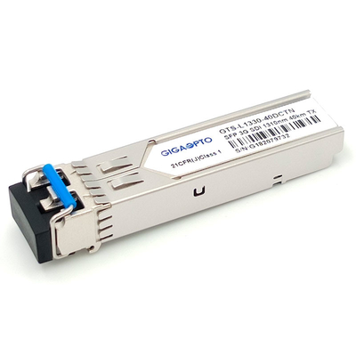 Non MSA Pinout 3Gbps Video SFP Transceiver เครื่องส่งสัญญาณแสง 1310nm 40km สำหรับ SD HD / 3G SDI