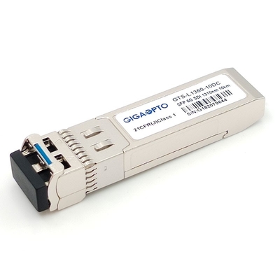 โมดูลรับส่งสัญญาณวิดีโอ 6G 1310nm 10km LC DOM สำหรับ SD / HD / 3G / 6G / SDI