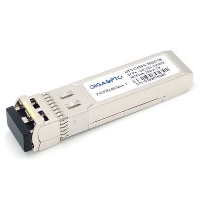 12Gb/S CWDM 1270 1450nm Video SFP Transceiver ตัวส่งสัญญาณการวินิจฉัยแบบดิจิตอลออปติคอลเดี่ยว 20km LC