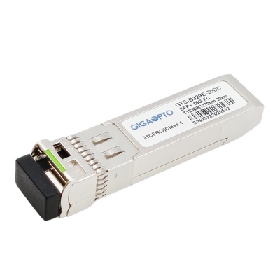 16G FC 20km SFP + โมดูลตัวรับส่งสัญญาณ Fibre Channel TX1330 RX1270nm
