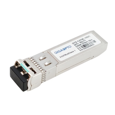 16G SFP + โมดูลไฟเบอร์แชนเนล CWDM 1270nm 1610nm 10km ตัวรับส่งสัญญาณแสงSMF