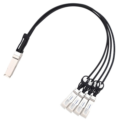 40G QSFP+ ถึง 4 x 10G SFP+ Breakout DAC สำหรับ Cisco QSFP-4SFP10G-CU