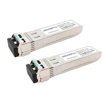 10Gbps SFP + 1270-1610nm ตัวรับส่งสัญญาณแสงของ Cisco SMF 10 กม. สำหรับ CWDM-SFP10G-Xx-10