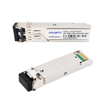 100BASE-FX SFP SGMII เครื่องรับส่งสัญญาณ Cisco GLC-GE-100FX 1310nm 2km สำหรับ MMF