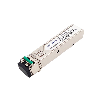 LC DOM 1550nm เครื่องรับส่งสัญญาณ Cisco SFP 155Mbps 80 กม. สำหรับ SMF GLC-FE-100ZX