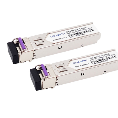 TX1490nm RX1570nm WDM 80km SMF DOM LC 1.25G ตัวรับส่งสัญญาณ Cisco Ethernet GLC-BX80-U