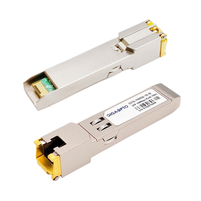 SFP 1G RJ45 CISCO ตัวรับส่งสัญญาณที่เข้ากันได้สำหรับ GLC-T 100m