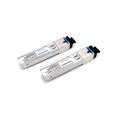 เครื่องรับสัญญาณโมดูล SFP แบบเดียว 450mA ความยาวคลื่น 1490nm & 1310nm