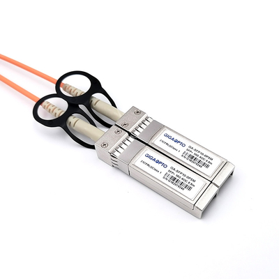 3m OM2 850nm SFP Qsfp+ สายไฟฟ้าออนไลน์ที่ใช้งานได้หลายแบบ