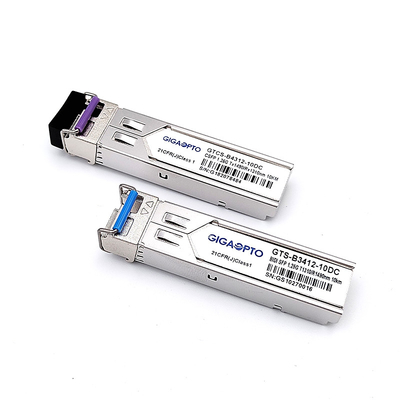 โมดูลตัวรับสัญญาณสายไฟเบอร์ 1310nm Sfp สําหรับเครือข่าย