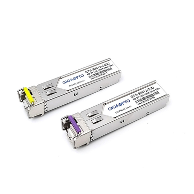 LC Connector SFP ไฟเบอร์ออปติกเคเบิลแบบเดียว/หลายแบบ 9/125um/50/125um/62.5/125um