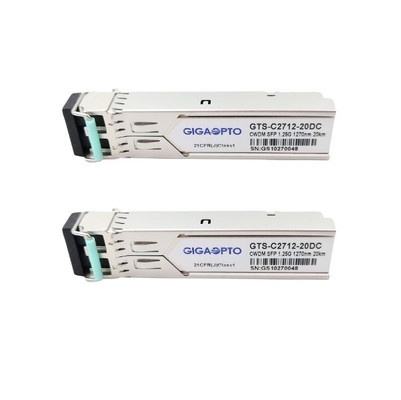 CWDM 1.5W SFP Transceiver สําหรับและการบริโภค