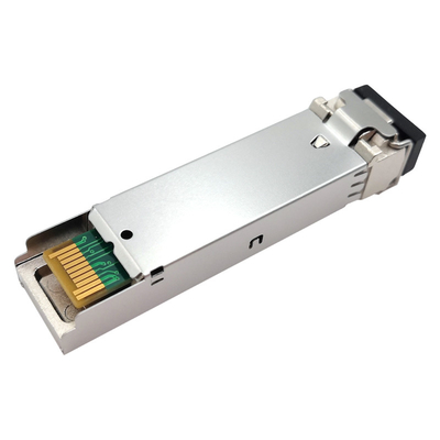 1.25G SFP เครื่องรับส่งสัญญาณอุตสาหกรรม 1000BASE-SX 850nm 550m โมดูลดูเพล็กซ์ LC MMF DOM