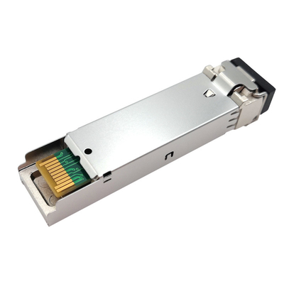 1.25G SFP 550m MMF / 10km SMF 1310nm โมดูลรับส่งสัญญาณอุตสาหกรรม DOM LC 1000BASE-LX / LH