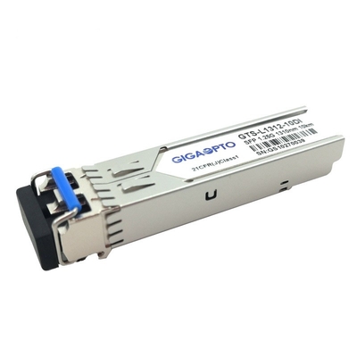 1.25G SFP 550m MMF / 10km SMF 1310nm โมดูลรับส่งสัญญาณอุตสาหกรรม DOM LC 1000BASE-LX / LH