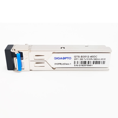 1000BASE-BX 1.25G BIDI SFP TX1310nm/RX1550nm SMF LC DOM 40km โมดูลรับสัญญาณ