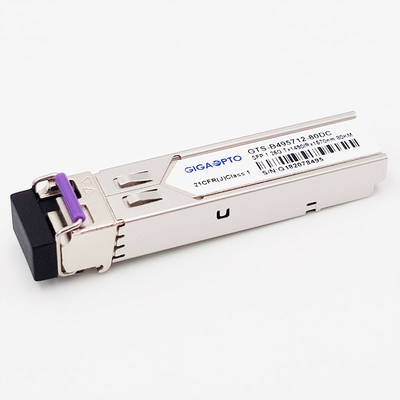 1.25G BiDi SFP 1000BASE-BX TX1490nm/RX1570nm 80km SMF DOM LC โมดูลรับสัญญาณ
