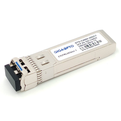 6G SDI โมดูลส่งสัญญาณเดี่ยว 1270nm-1450nm CWDM 20km LC DOM MSA