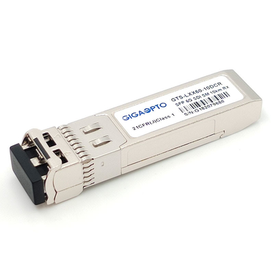 6G SDI SMPTE SFP PIN 10km SMF LC โมดูลรับเดี่ยวMSA