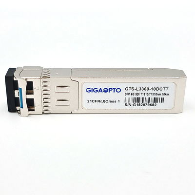 6G SDI SMPTE SFP 1310nm 10km SMF ดูเพล็กซ์ LC โมดูลส่งสัญญาณคู่ Non-MSA