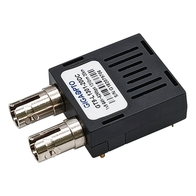 1310nm SMF 20km 1x9 เครื่องรับส่งสัญญาณออปติคอล DDM TTL LVTTL เพล็กซ์ SC FC ST 64K ~ 52Mbps
