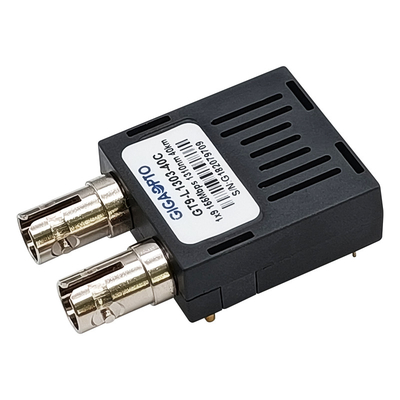 LVPECL PECL 1x9 เครื่องรับส่งสัญญาณออปติคอล 155Mbps 40km 1310nm SMF Duplex SC FC ST Transceiver Module