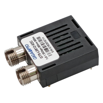 1.25Gbps 1x9 850nm MMF 550m โมดูลตัวรับส่งสัญญาณดูเพล็กซ์ SC / FC / ST LVPECL PECL