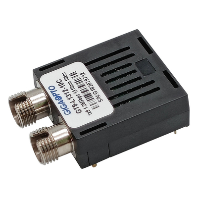 1.25Gbps Single Fiber 1x9 Optical Transceiver Module SMF 1310nm 10km ดูเพล็กซ์ SC FC ST LVPECL PECL