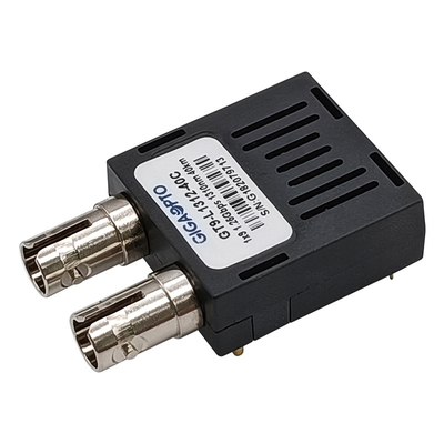 1.25Gbps ไฟเบอร์โหมดเดียว LVPECL PECL โมดูล 1x9 1310nm 40km SMF ดูเพล็กซ์ SC FC ST