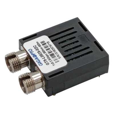 1x9 2.5Gbps 850nm 550m MMF LVPECL PECL โมดูลตัวรับส่งสัญญาณดูเพล็กซ์ SC FC ST