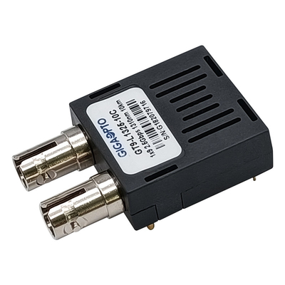 2.5Gbps 1x9 ตัวรับส่งสัญญาณแสง 1310nm 10km SMF ดูเพล็กซ์ SC FC ST LVPECL PECL โมดูลตัวรับส่งสัญญาณ