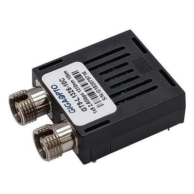 2.5Gbps 1x9 ตัวรับส่งสัญญาณแสง 1310nm 10km SMF ดูเพล็กซ์ SC FC ST LVPECL PECL โมดูลตัวรับส่งสัญญาณ