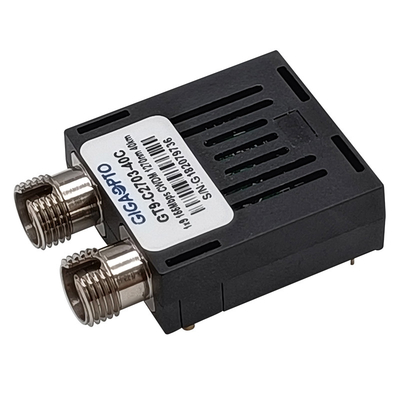 155Mbps 1x9 เครื่องรับส่งสัญญาณออปติคอล CWDM 1270nm 1610nm 40km Duplex SC ST FC SMF โมดูลเครื่องรับส่งสัญญาณ