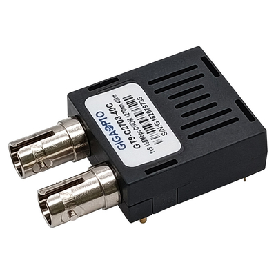 155Mbps 1x9 เครื่องรับส่งสัญญาณออปติคอล CWDM 1270nm 1610nm 40km Duplex SC ST FC SMF โมดูลเครื่องรับส่งสัญญาณ