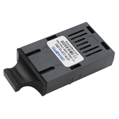 CWDM 1x9 ตัวรับส่งสัญญาณ 1.25Gbps 1270nm 1610nm 20km เพล็กซ์ SC ST FC SMF PECL LVPECL โมดูลตัวรับส่งสัญญาณ
