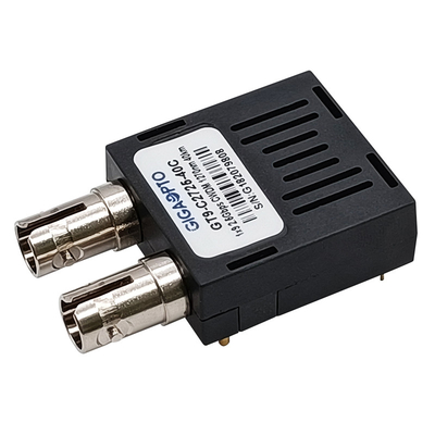 Duplex SC ST FC เครื่องรับส่งสัญญาณ 1x9 2.5Gbps CWDM 1270nm 1610nm 40km SMF Transceiver Module