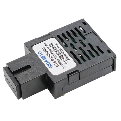 ไฟเบอร์เดี่ยว 1x9 ตัวรับส่งสัญญาณ 155Mbps BIDI TX1310nm RX1550nm 20km SMF โมดูลตัวรับส่งสัญญาณ Single SC FC ST