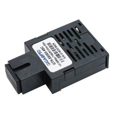 155Mbps 1x9 เครื่องรับส่งสัญญาณออปติคอล PECL LVPECL โมดูล BIDI TX1550nm RX1310nm 40km SMF SC FC ST