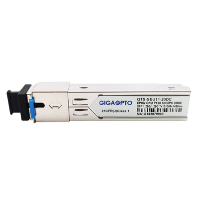 1.25G ONU EPON SFP โมดูล PX20 TX1310nm / RX1490nm 20km SC SFP UPC