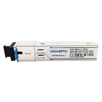 1.25Gbps EPON ONU SFP โมดูล 20km PX20 TX1310nm RX1490nm SFP LC Transceiver