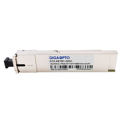 OLT อสมมาตร EPON XFP โมดูล 1.25G SM 20km 1310nm PRX30 XFP T1577nm 10.3G T1490nm 1.25G