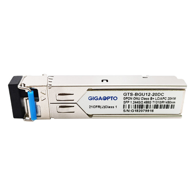 โมดูลรับส่งสัญญาณ ONU Class B + GPON SFP SMF Tx1310nm Rx1490nm LC APC