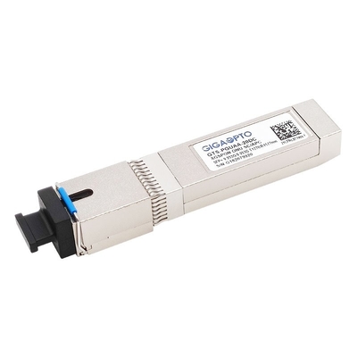 9.953Gbps XGS PON ONU SFP + โมดูลรับส่งสัญญาณ 1270nm 1577nm SMF SC APC 20km DOM