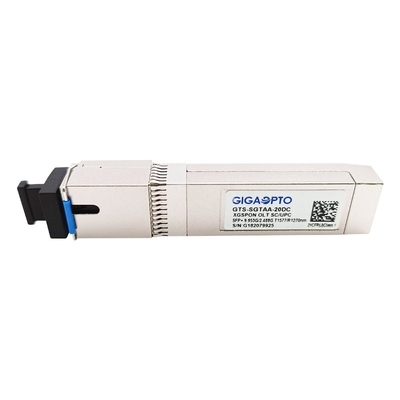 ทั่วไป XGSPON OLT N1 SFP + GPON SFP โมดูลตัวรับส่งสัญญาณ SC UPC DDM 20km