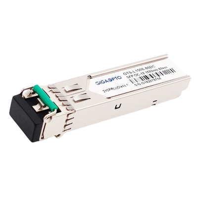 SFP OC-12/STM-4 622Mbps SONET/SDH 1550nm 80km โมดูลตัวรับส่งสัญญาณ LC SMF DOM