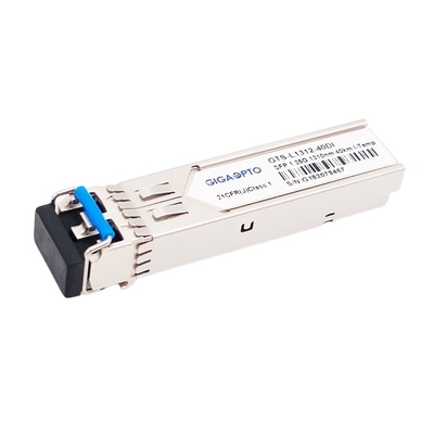 1.25G 1000BASE EX Industrial SFP Transceiver 1310nm 40km โมดูล SMF Duplex LC DOM