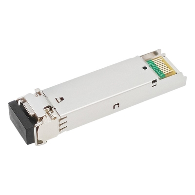 1.25Gbps 1000BASE DWDM SFP เครื่องรับส่งสัญญาณแสง 100km C17 C61 100GHz DOM SMF LC